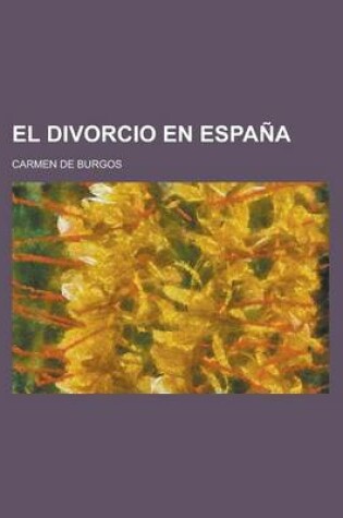 Cover of El Divorcio En Espana