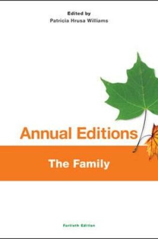 Cover of Annual Editions: The Family, 40/e