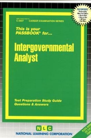 Cover of Intergovernmental Analyst