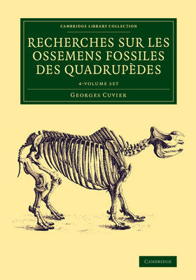 Book cover for Recherches sur les ossemens fossiles des quadrupedes 4 Volume Set