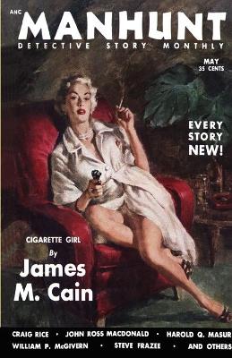 Book cover for Manhunt, May 1953