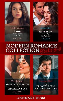 Book cover for Modern Romance January 2023 Books 5-8
