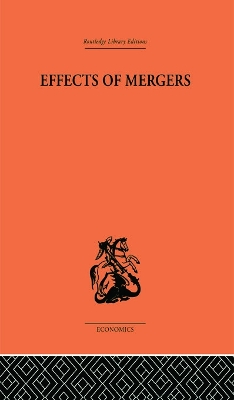 Book cover for Effects of Mergers