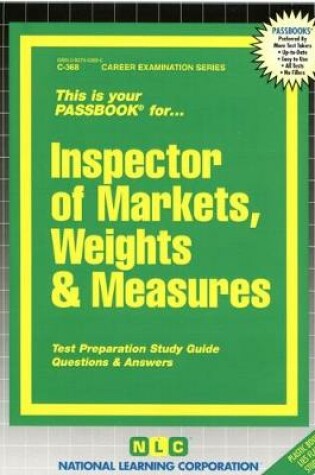 Cover of Inspector of Markets, Weights & Measures