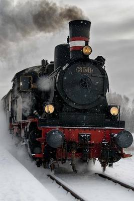 Book cover for Old Steam Locomotive in the Snow Journal