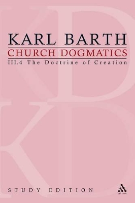 Book cover for Church Dogmatics Study Edition 20