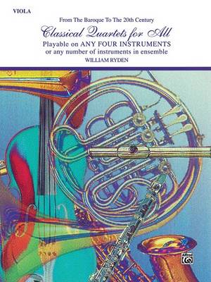 Book cover for Classical Quartets for All - Viola