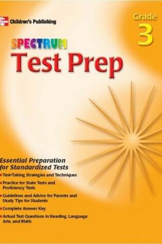 Cover of Spectrum Test Prep Grade 3