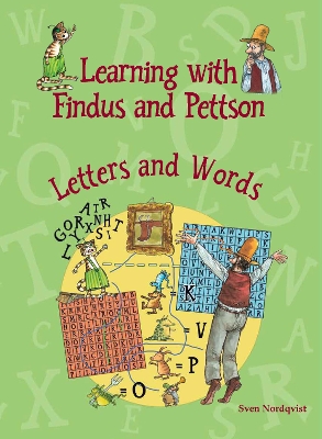 Book cover for Learning with Findus and Pettson - Letters and Words