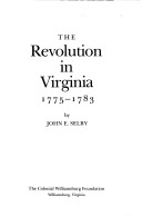 Book cover for The Revolution in Virginia, 1775-83