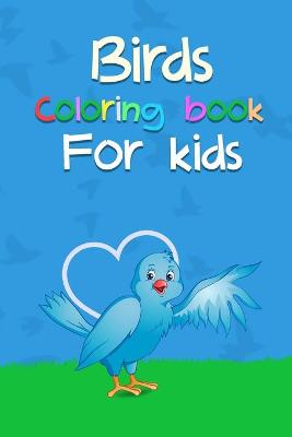 Book cover for Birds coloring book for kids