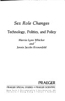 Book cover for Sex Role Changes