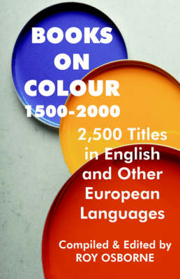 Book cover for Books on Colour 1500-2000