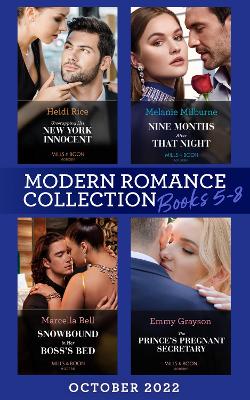 Book cover for Modern Romance October 2022 Books 5-8