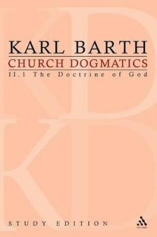 Cover of Church Dogmatics Study Edition 9