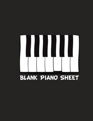 Book cover for Blank Piano Sheet Music