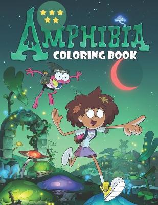 Book cover for Amphibia Coloring Book