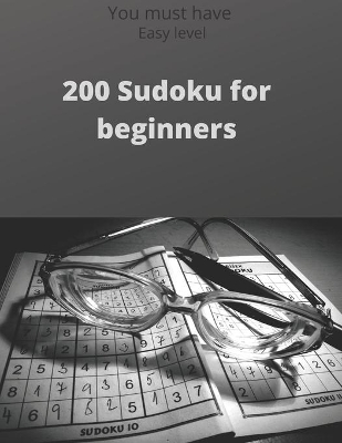 Book cover for 200 Sudoku for Beginners