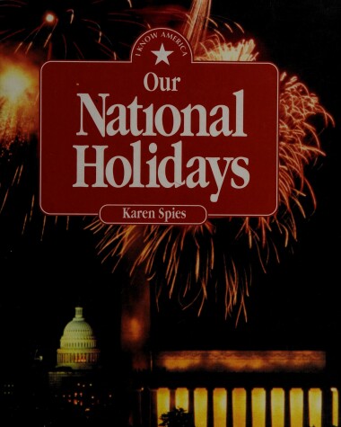 Book cover for Our National Holidays