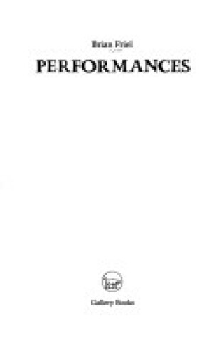 Cover of Performances