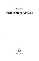 Book cover for Performances