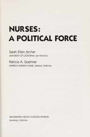 Cover of Nurses