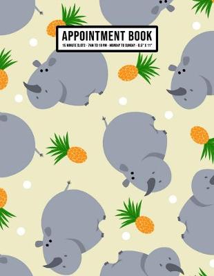 Book cover for Rhino Appointment Book