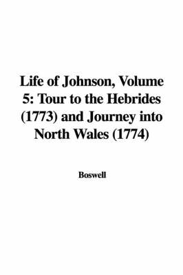 Book cover for Life of Johnson, Volume 5