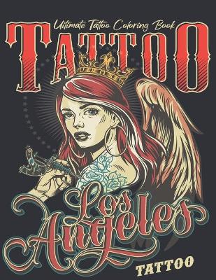 Book cover for Ultimate Tattoo Coloring Book