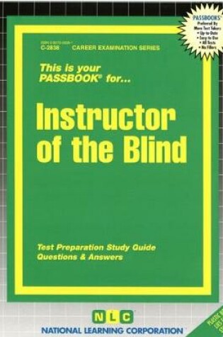 Cover of Instructor of the Blind