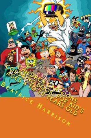 Cover of Children Cartoons Coloring Book