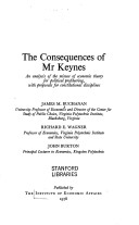 Book cover for Consequences of Mr.Keynes