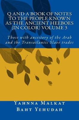 Book cover for Q And A Book Of Notes To The People Known As The Ancient Heeboes (IN COLOR)