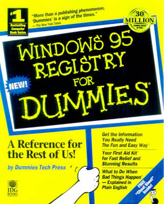 Book cover for Windows 95 Registry For Dummies