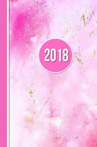 Cover of 2018 Diary Pink Glitter Design