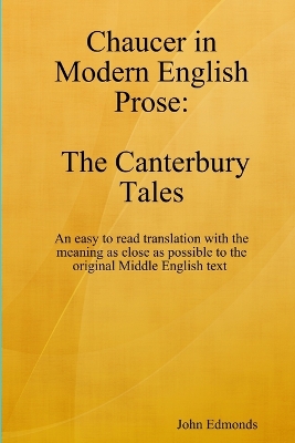 Book cover for Chaucer in Modern English Prose The Canterbury Tales