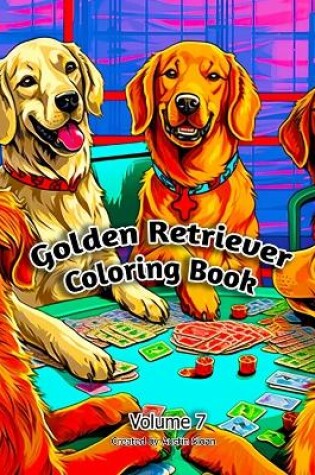 Cover of Golden Retriever Coloring Book