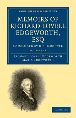 Cover of Memoirs of Richard Lovell Edgeworth, Esq 2 Volume Paperback Set