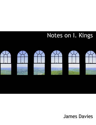 Book cover for Notes on I. Kings