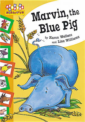 Book cover for Marvin, The Blue Pig