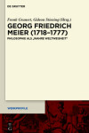 Book cover for Georg Friedrich Meier (1718-1777)