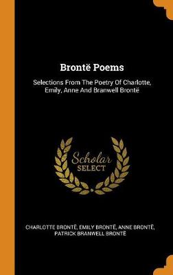Book cover for Bront  Poems