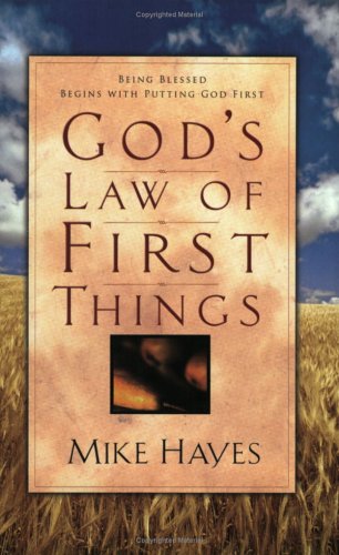Book cover for God's Law of First Things