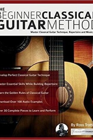 Cover of The beginner classical guitar method