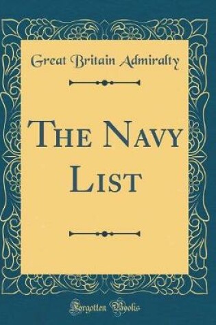 Cover of The Navy List (Classic Reprint)