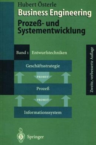 Cover of Business Engineering. Prozeß- und Systementwicklung