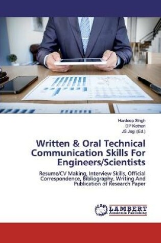 Cover of Written & Oral Technical Communication Skills For Engineers/Scientists