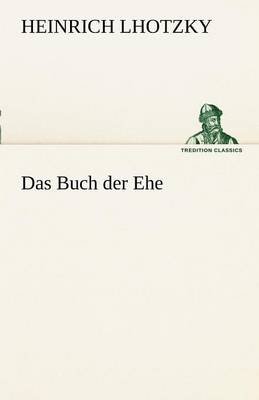 Book cover for Das Buch Der Ehe