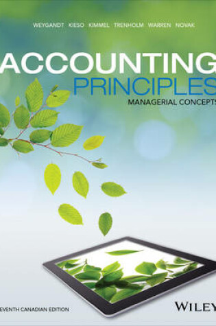 Cover of Accounting Principles, Managerial Concepts Seventh Canadian Edition