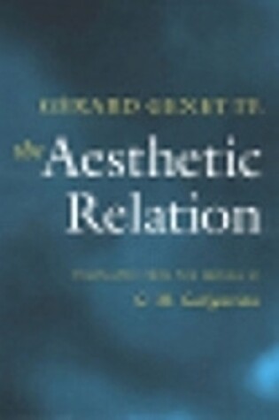 Cover of The Aesthetic Relation